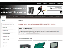 Tablet Screenshot of e-trezory.sk